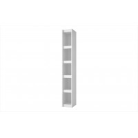 Manhattan Comfort 30AMC6 Parana Bookcase 1.0  with  5 shelves in White